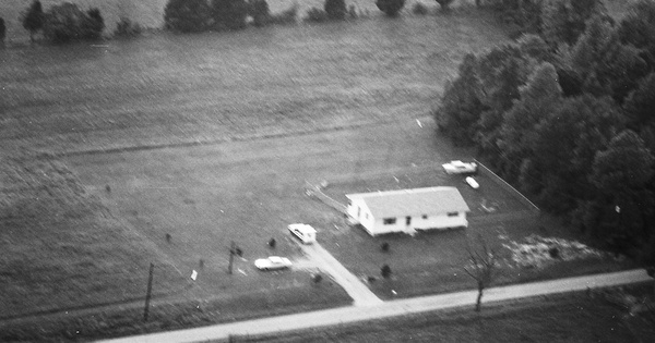 Vintage Aerial photo from 1976 in Clark County, IN