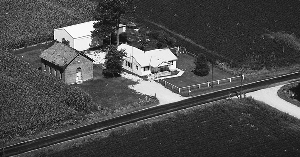 Vintage Aerial photo from 1975 in Fayette County, IN