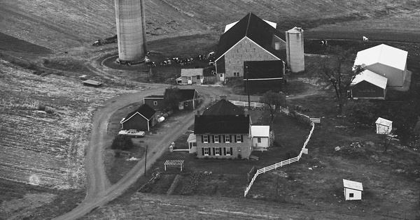 Vintage Aerial photo from 1978 in Franklin County, PA