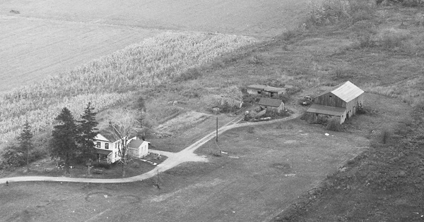 Vintage Aerial photo from 1968 in Ashtabula County, OH