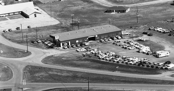 Vintage Aerial photo from 1985 in Grayson County, TX
