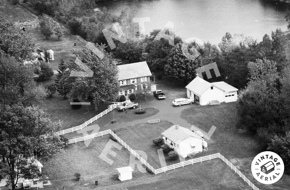 Vintage Aerial Ohio Shelby County 1974 1DSH3