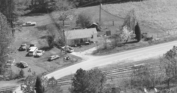 Vintage Aerial photo from 1997 in Chatham County, NC