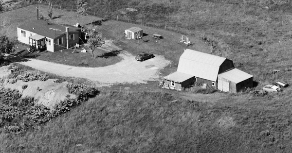 Vintage Aerial photo from 1988 in Schoharie County, NY