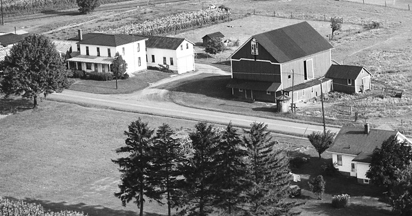 Vintage Aerial photo from 1971 in Wayne County, OH