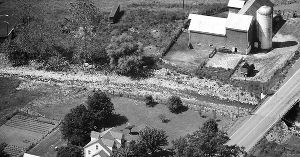 Vintage Aerial photo from 1988 in Pendleton County, WV