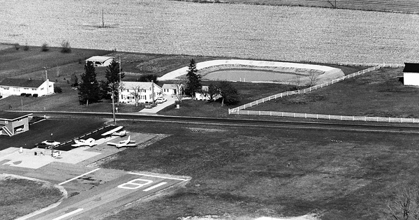 Vintage Aerial photo from 1974 in Richland County, OH