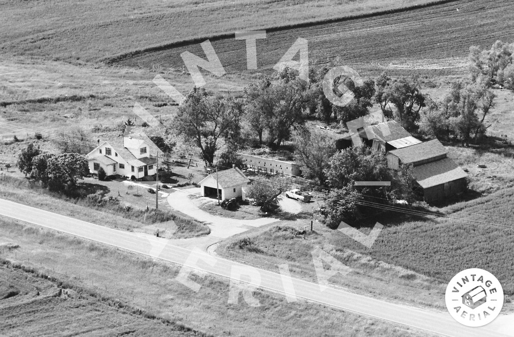 Vintage Aerial Nebraska Richardson County 1984 15ERN6
