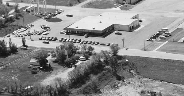 Vintage Aerial photo from 1985 in Moody County, SD