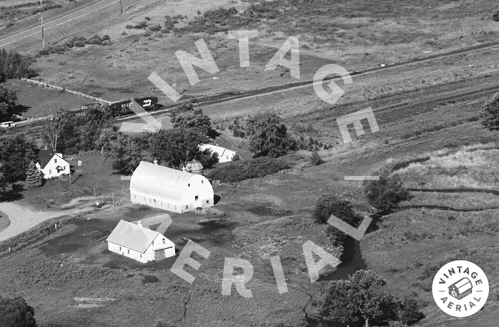 Vintage Aerial Minnesota Stearns County 1980 43JST37