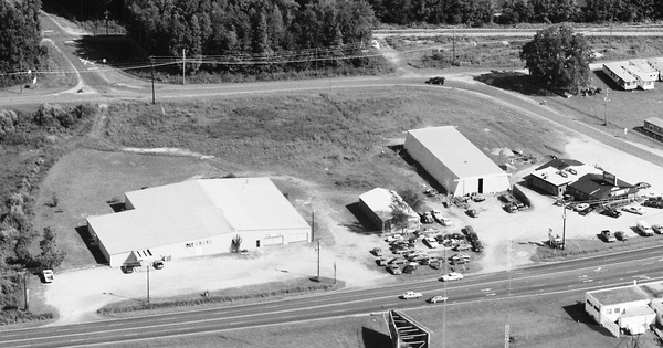 Vintage Aerial photo from 1988 in Beaufort County, NC