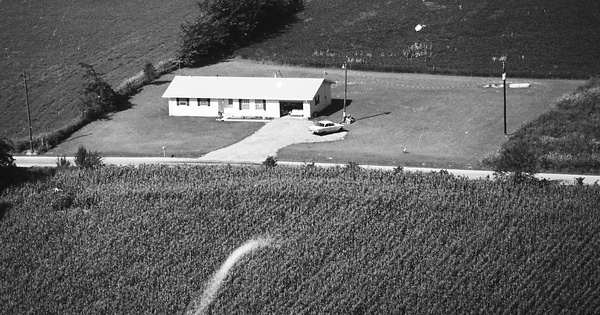 Vintage Aerial photo from 1976 in Union County, OH