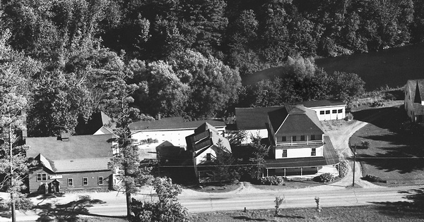 Vintage Aerial photo from 1966 in Washington County, VT