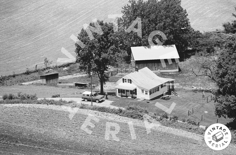 Vintage Aerial Ohio Adams County 1981 75HAD12