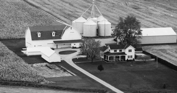 Vintage Aerial photo from 1985 in Henry County, OH