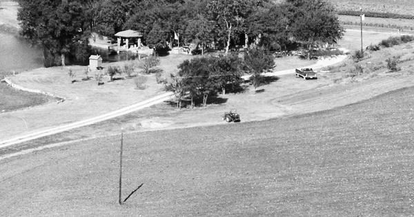 Vintage Aerial photo from 1991 in Bell County, TX