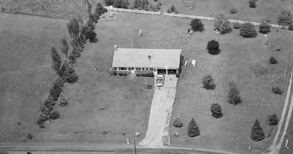 Vintage Aerial photo from 1982 in Guernsey County, OH