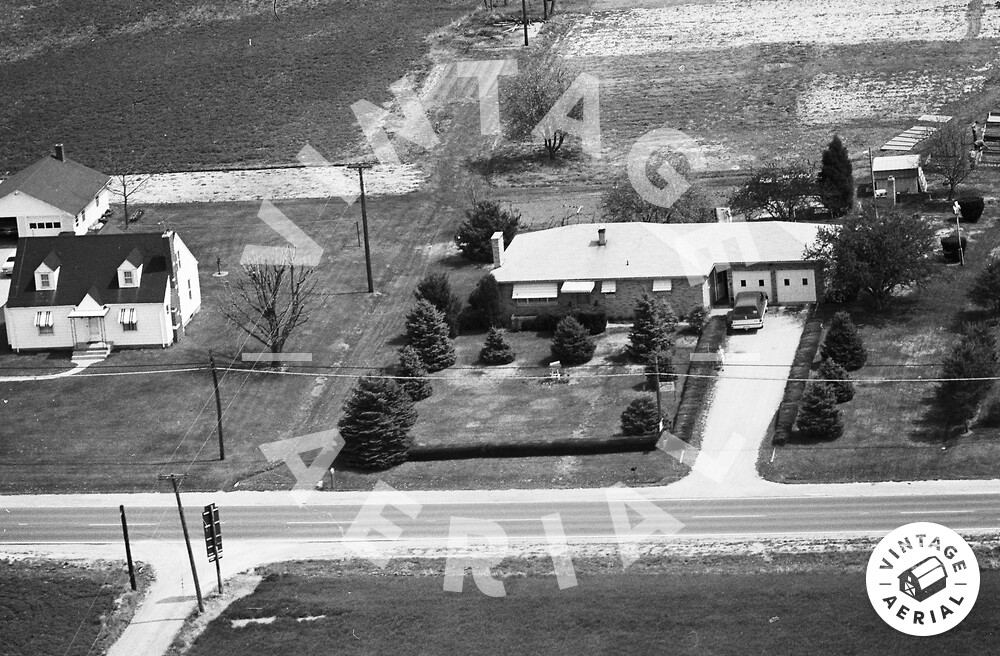 Vintage Aerial Illinois Marion County 1976 9IMA1