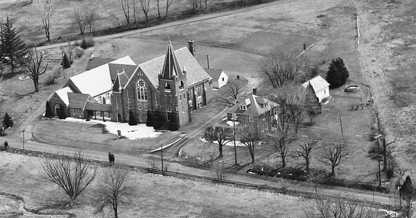 Vintage Aerial photo from 1984 in Bucks County, PA