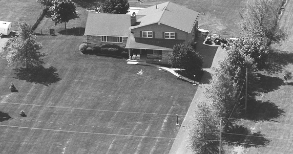Vintage Aerial photo from 1988 in Monroe County, NY