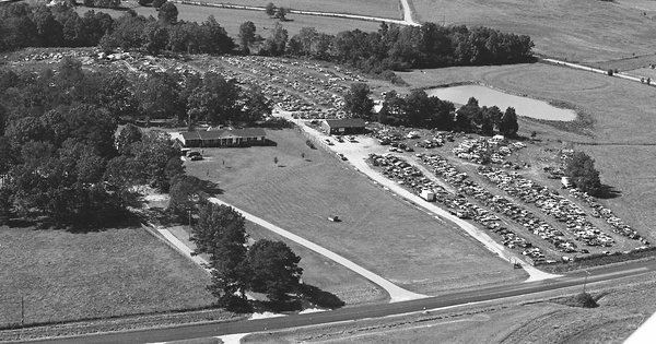 Vintage Aerial photo from -1986 in Franklin County, GA