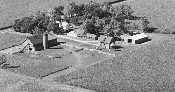 Vintage Aerial photo from 1979 in Benton County, IN
