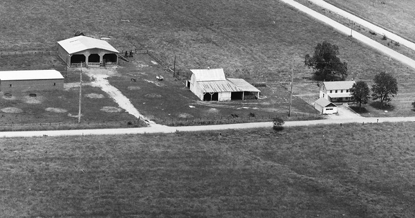 Vintage Aerial photo from 1984 in Johnson County, KS