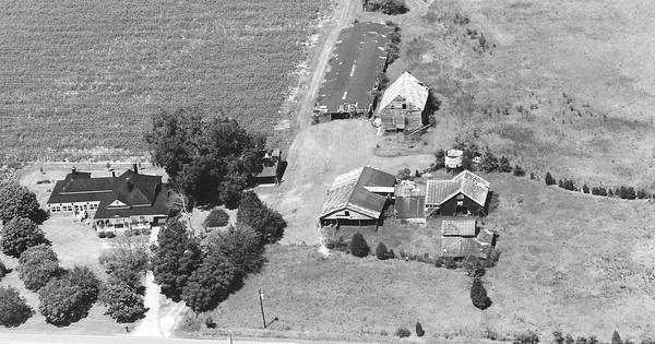 Vintage Aerial photo from 2000 in Harnett County, NC