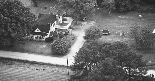 Vintage Aerial photo from 1995 in Johnston County, NC
