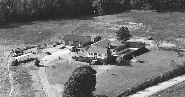 Vintage Aerial photo from 1987 in Union County, NC