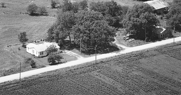 Vintage Aerial photo from -1986 in Collin County, TX