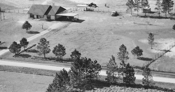 Vintage Aerial photo from 1988 in Austin County, TX