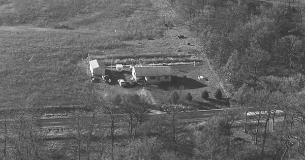 Vintage Aerial photo from 1981 in Barry County, MO