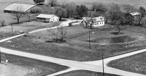 Vintage Aerial photo from 1980 in Barton County, MO