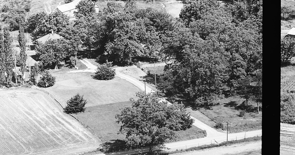 Vintage Aerial photo from 1968 in Greene County, IL