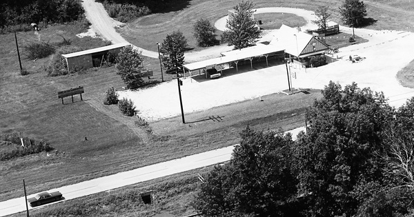 Vintage Aerial photo from 1970 in Lincoln County, MO