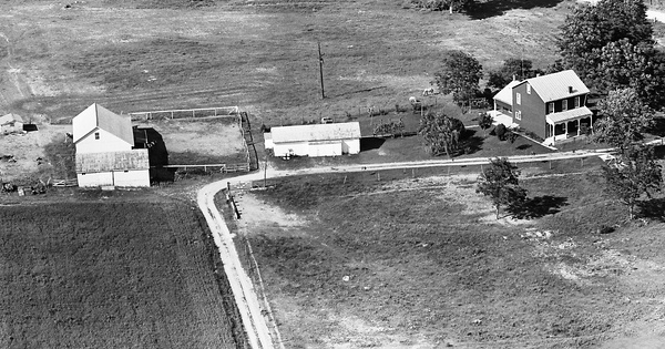 Vintage Aerial photo from 1963 in York County, PA