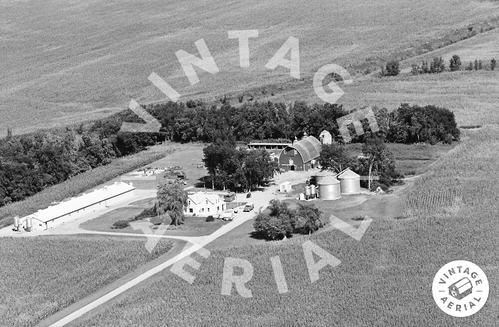 Vintage Aerial Minnesota Swift County 1981 4ASW17
