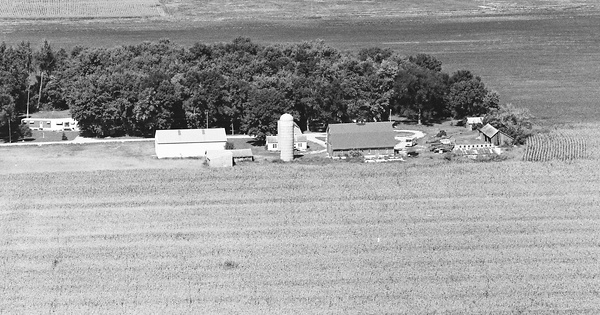 Vintage Aerial photo from 1982 in Sibley County, MN