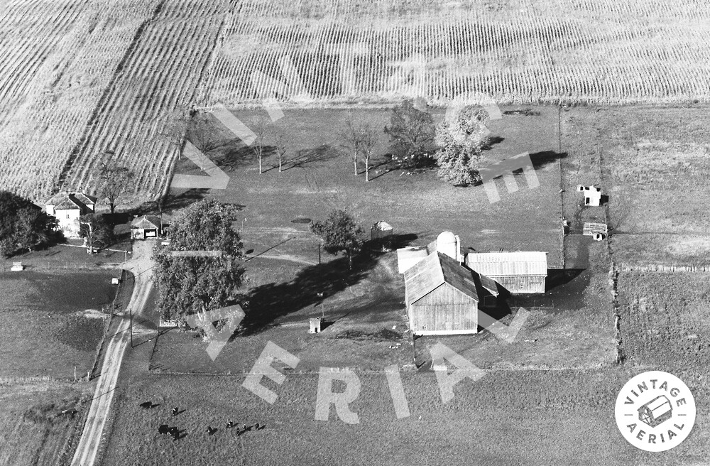 Vintage Aerial Ohio Logan County 1973 12NLO8