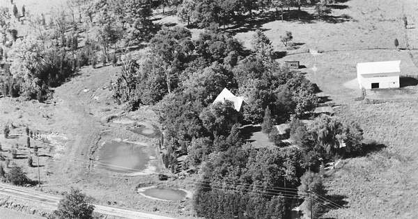 Vintage Aerial photo from 1968 in Logan County, OH
