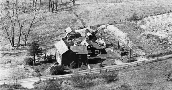 Vintage Aerial photo from 1964 in Jefferson County, OH