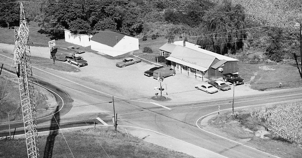 Vintage Aerial photo from 1980 in Knox County, OH