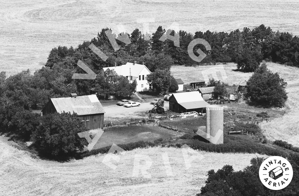 Vintage Aerial Kansas Sumner County 1977 25KSU22