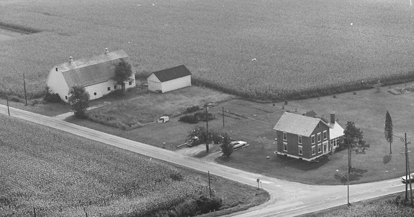 Vintage Aerial photo from 1978 in Erie County, OH