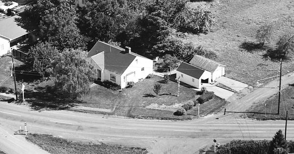 Vintage Aerial photo from 1968 in Yamhill County, OR
