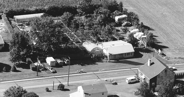 Vintage Aerial photo from 1985 in Warren County, NJ