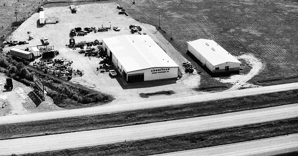 Vintage Aerial photo from 1992 in Grayson County, TX