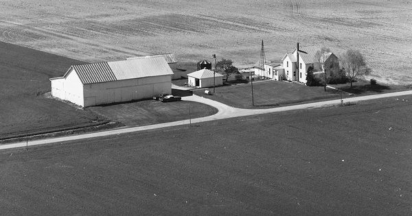 Vintage Aerial photo from 1981 in Hancock County, OH
