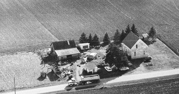 Vintage Aerial photo from 1991 in Hancock County, OH